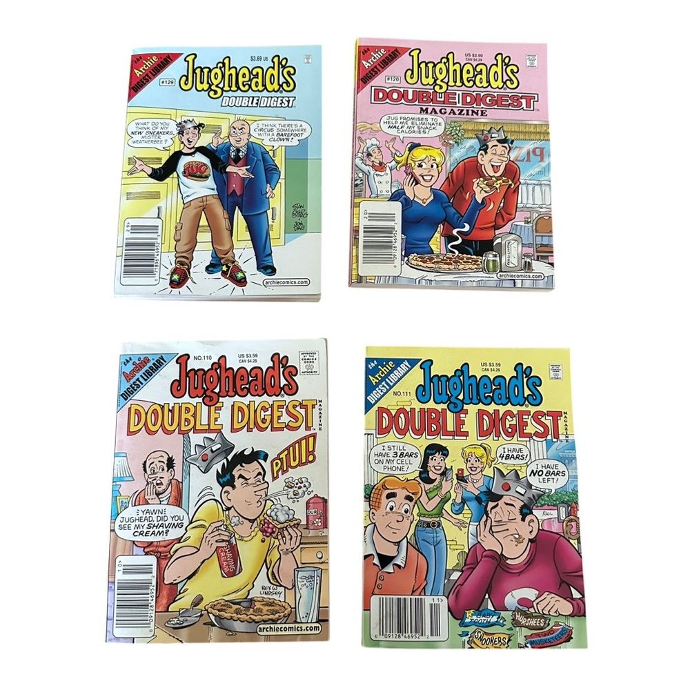 Jughead's Double Digest Comic Book Set